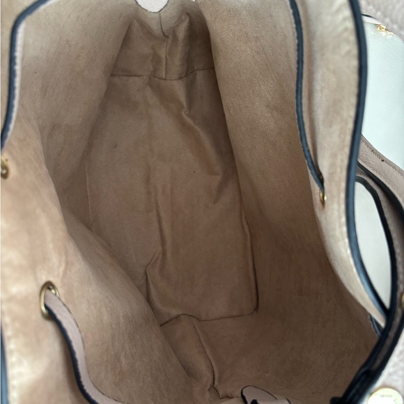 NWOT DESIGNER INSPIRED L V Tan and Cream Bucket Neo Noe Inspired Bag - Picture 13 of 16